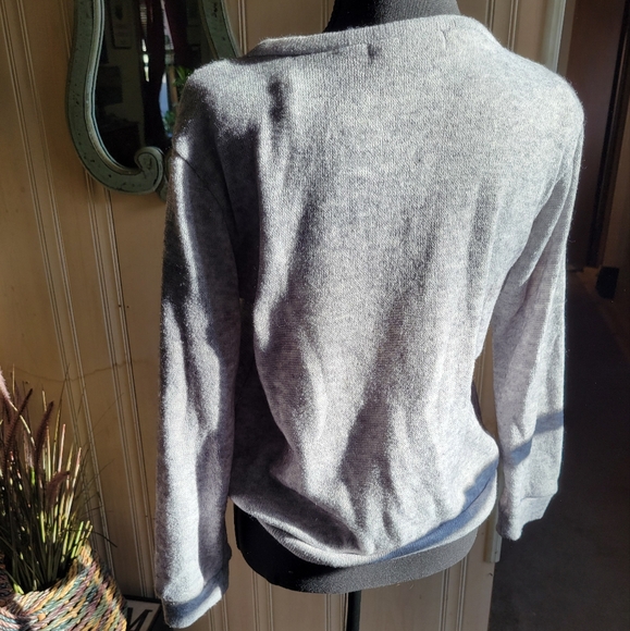 Gently used women size medium ESTACOT cotton cat sweater cute - Picture 5 of 8